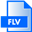 FLV File Extension Icon 32x32 png
